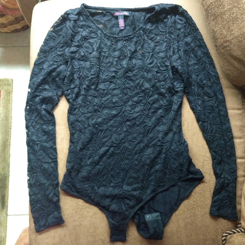 Black lace top